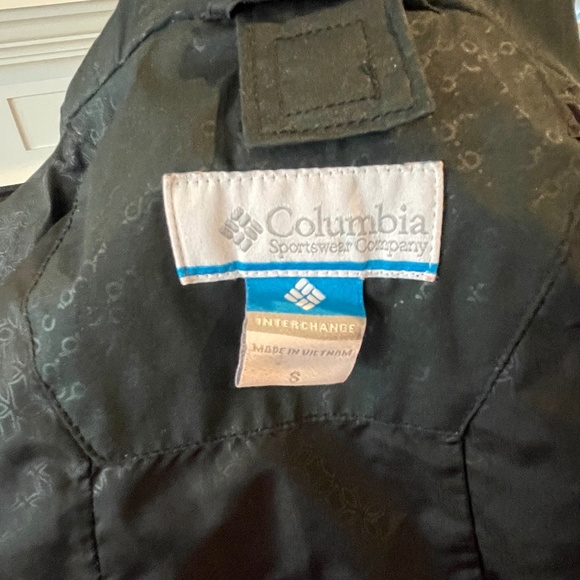 Columbia Black/Red 3-in-1 Coat Jacket Omni-Tech Waterproof Interchange Small SKI - Picture 10 of 12